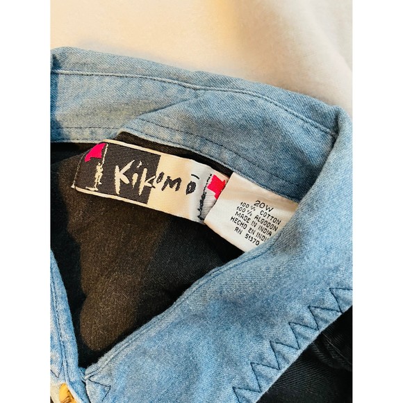 Vintage Kikomo Southwestern Style Shirt size 20W - Picture 2 of 5